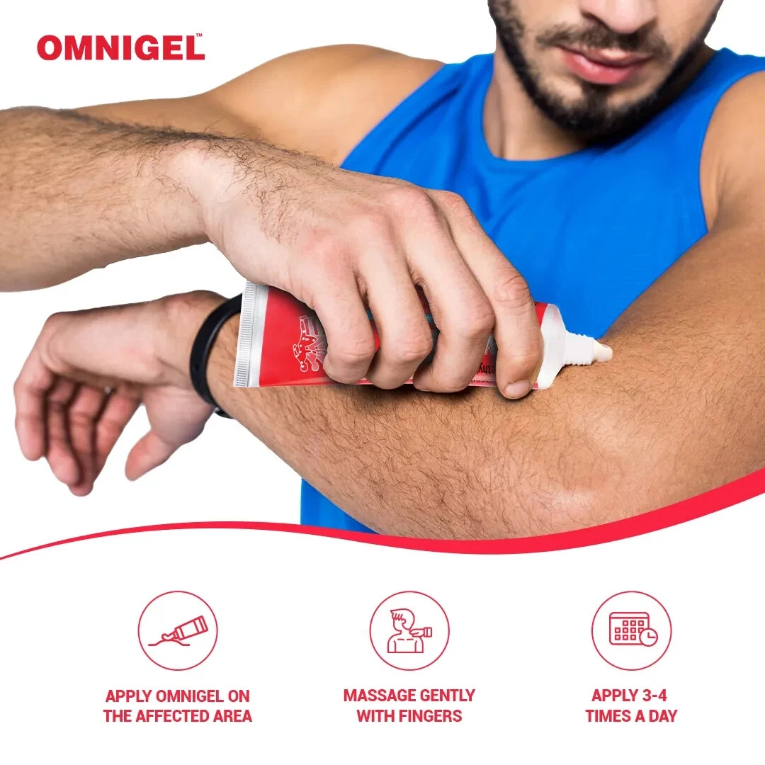 How to apply Omnigel - step by step instructions
